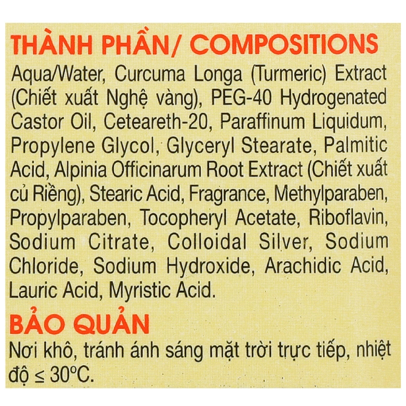 Kem nghệ Thái Dương Nano Bạc dưỡng da, mờ sẹo, mờ thâm tuýp 20g - 10